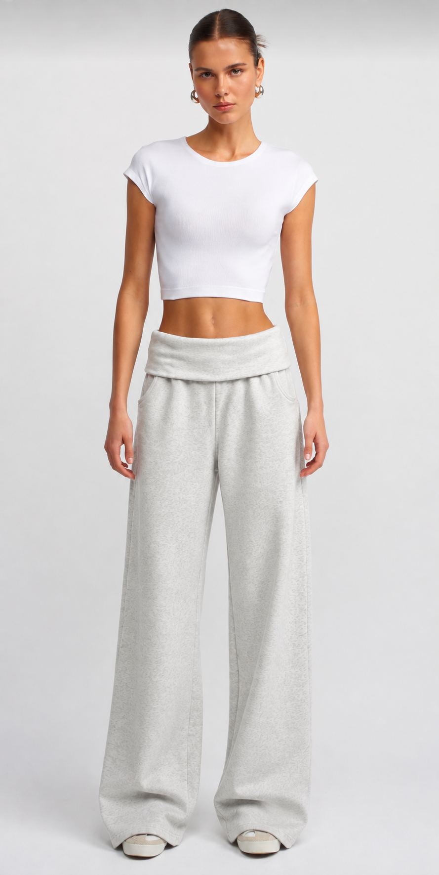 Foldover Barrel Sweatpants